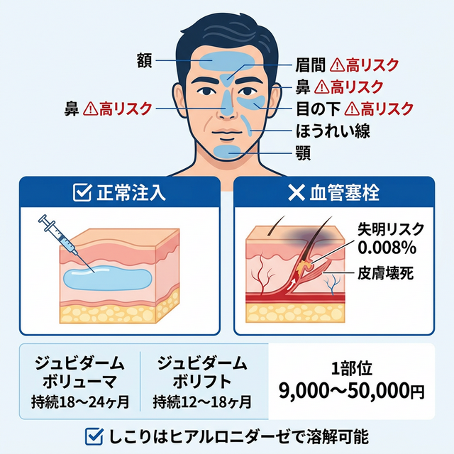 ヒアルロン酸注入の製剤比較と搾取構造のインフォグラフィック